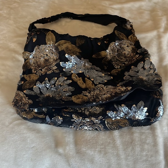 Muche et Muchette Handbags - Black, Gold, and Sliver Slouchy Muche et Muchette Handbag